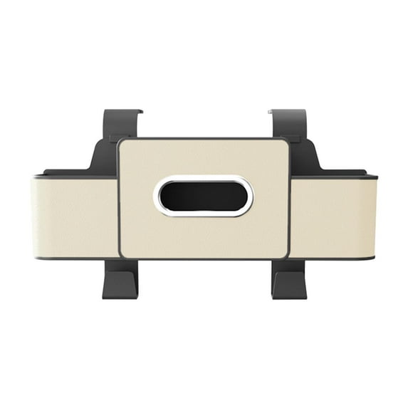 Giunmcul Car Seat Back Storage Box Multi-function Storage Bag Car Tissue Box Rear Seat Storage Cup Hook