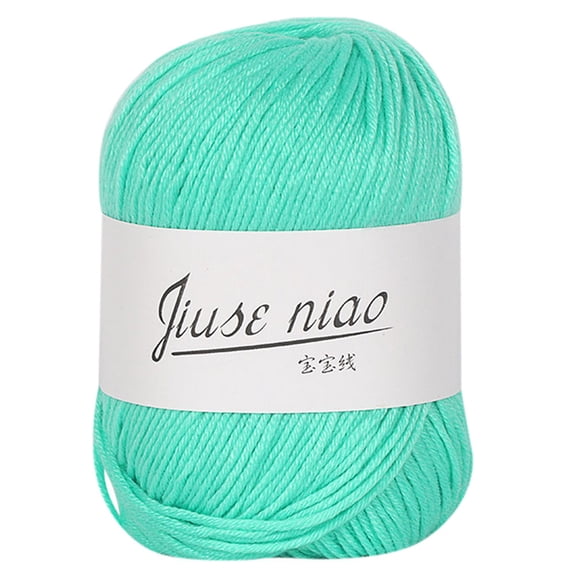 Giunmcul Chunky Colorful Baby Milk Crochet Wool Yarn 50g Soft Texture Ideal for Hand Knitting Scarves Blankets Hats and Baby Projects