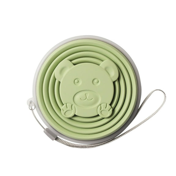 Giunmcul Collapsible Travel Cup Mouthwash Folding Retractable Drinking Cup 200 ml Leak Proof Portable Sports Water Bottle Fun Colors