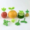 thumbnail image 1 of Giunmcul Colorful Disposable Fruit Picks Plastic Snack Forks Party Appetizer Picks Portable Cute Dessert Forks 1pc, 1 of 7