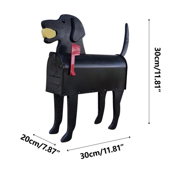 Giunmcul Decorative Horse Mailbox Galvanized Metal Durable Unique Farmhouse Design Personalized Yard Ornament Idea Weather Resistant Gift 35x20x10cm