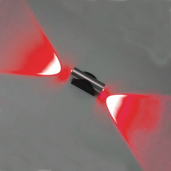 Giunmcul Double Head LED Wall Sconce Aluminum Ceiling Lamp AC 85 to 265 V 2 W Bright Energy Saving Home Bar Porch Reading Room Easy Install