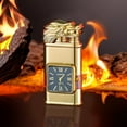 thumbnail image 1 of Giunmcul Electroplated Metal Double Flame Relief Windproof Torch Lighter with Adjustable Flame Size & Screwdriver Control, 1 of 6