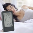thumbnail image 1 of Giunmcul Festival Gift Digital Alarm Clock with LCD Display Thermometers Hygrometer Digital Temperature Humidity Snooze Alarm with Smart Clock Calendar, 1 of 5