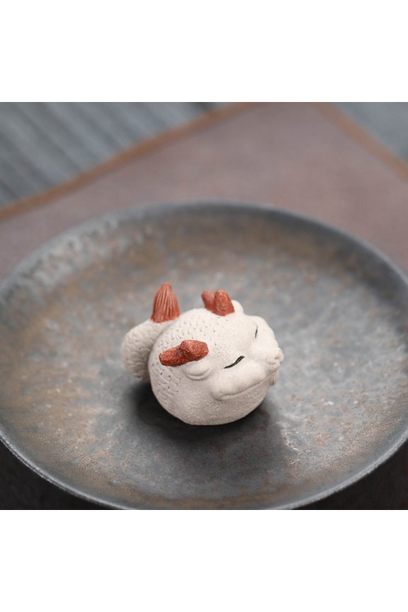 Festival Gift Purple Sand Tea Pet Steps Green Clouds Little Flying