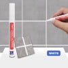 Giunmcul Grout Pen Tile Stain Marker, Permanent Bathroom Grout Renewer & Cleaner, Waterproof Mould Resistant, Easy Application, 4ml (Choose Colour)