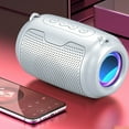 thumbnail image 1 of Giunmcul Holiday Deals Bluetooth 5.0 Colorful Streamer Mini Audio Outdoor Portable Bluetooth Audio Subwoofer Surround Sound Hifi Speaker, 1 of 5