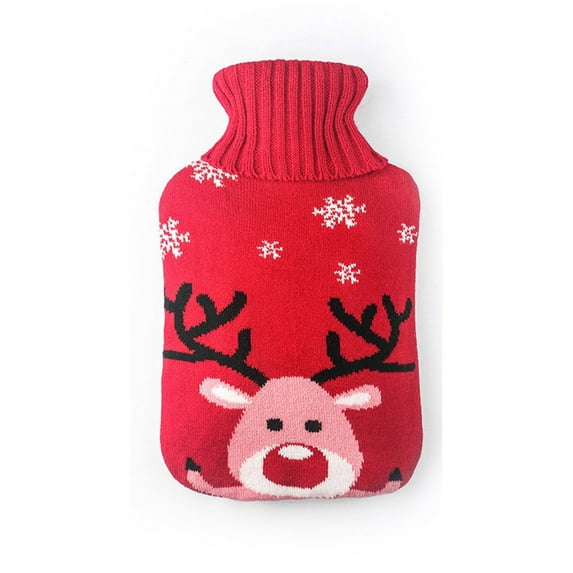 Giunmcul Holiday Deals Knitting and Rubber Hand Warmer A Hand Warmer with Hot Water for Heating and Ice Compress