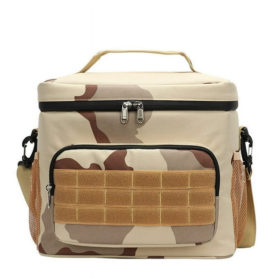 Giunmcul Holiday Deals Outdoor Camouflage Insulation Bag Wear-resistant Cloth Portable Insulation Bag To Work Convenient Lunch Box Bag