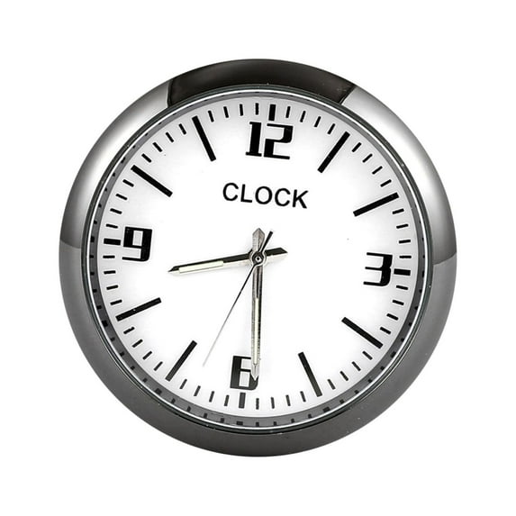 Giunmcul Holiday Gift Finder 4inch Dashboard Fluorescent Clock - Mini Car Sticked To Watch Car Truck Dashboard and Vent Mini Car Clock