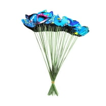Giunmcul Holiday Gift Finder 50 Pack Plunger PVC Butterfly Pile Garden Decoration