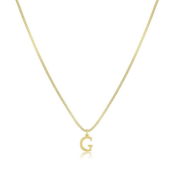 Giunmcul Holiday Gift Finder Add A Of To Your Everyday Look with This Initial Necklace Initial Dainty Necklace for Women