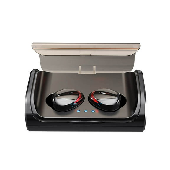 Giunmcul Holiday Gift Finder Bluetooth 5.0 Headphones with Charging Box Wireless Headphones Stereo Sports Earbuds Headphones