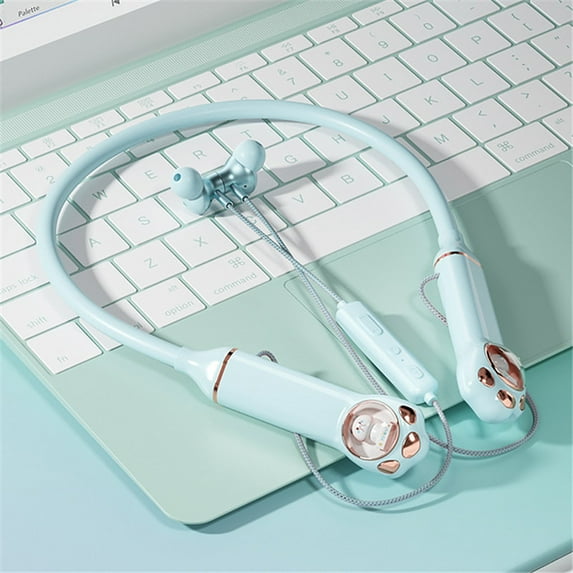 Giunmcul Holiday Gift Finder Bluetooth Earphones with Neck and Neck Mounted Wireless Sports, Long Standby Range