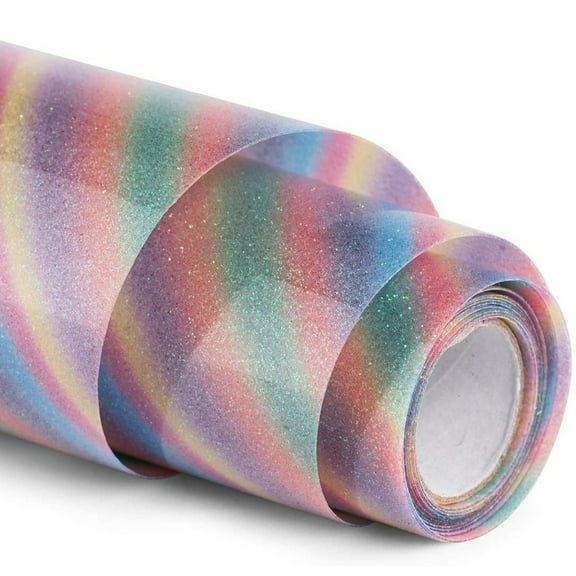 Giunmcul Holiday Gift Finder Holographic Shining Heat Transfer Vinyl Multiple Colour Iron Vinyl for