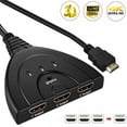 thumbnail image 1 of Giunmcul Holiday Gift Finder New 3 Port Splitter 1080P/4K HD TV Adapter Cable 3 IN 1 Out New, 1 of 4