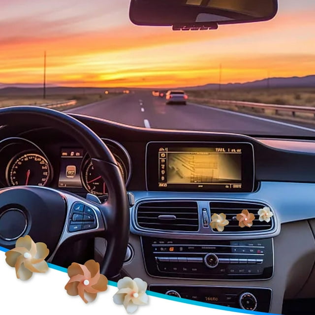 Giunmcul Holiday Gift Finder Three-dimensional Rotatable Windmill Aromatherapy Car Interior Decoration