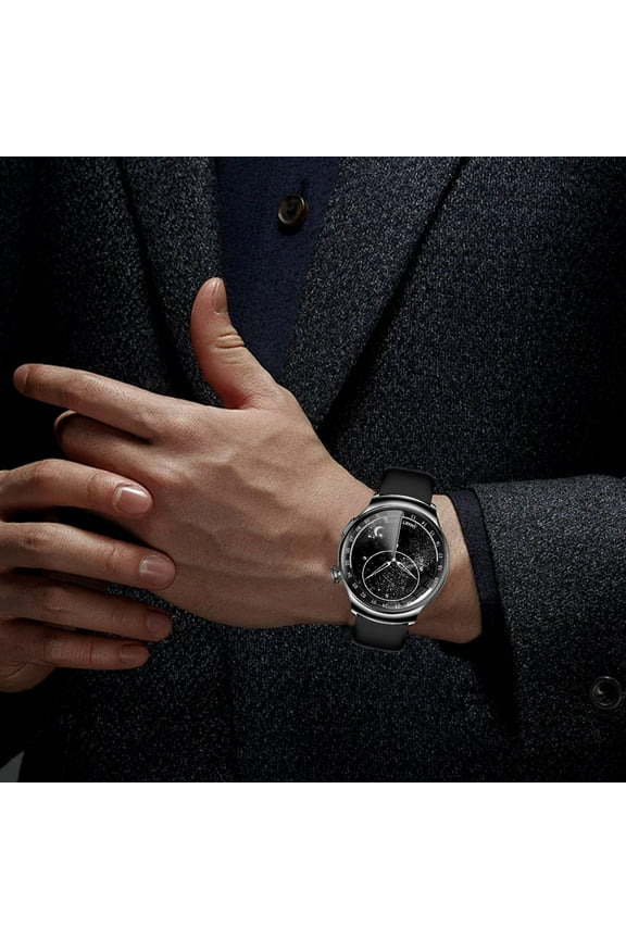 Holiday Gift Finder Wearable Watch Multifunction Round Screen Wireless Magnetic Charging Custom Dial Motion Record IP68 Watertightness Bluetooth Playback Function