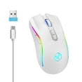 thumbnail image 1 of Giunmcul Holiday Saving 2.4GHz Wireless Mouse Gaming Mouse RGB Backlight Wireless Optical USB Gaming Mouse 4800DPI Rechargeable Mute Mice, 1 of 5