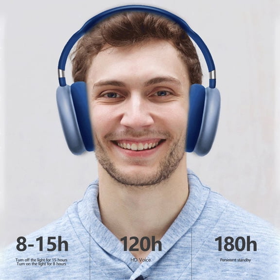 Giunmcul Holiday Saving Around-Ear Gaming Headset Surround Sound Headphones with Noise Cancelling Microphone Bluetooth
