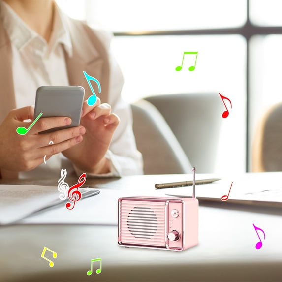 Giunmcul Holiday Saving DW01 Wireless Bluetooth Audio Outdoor Portable Creative Retro Style Emotional Gift TV Wireless Bluetooth Speaker