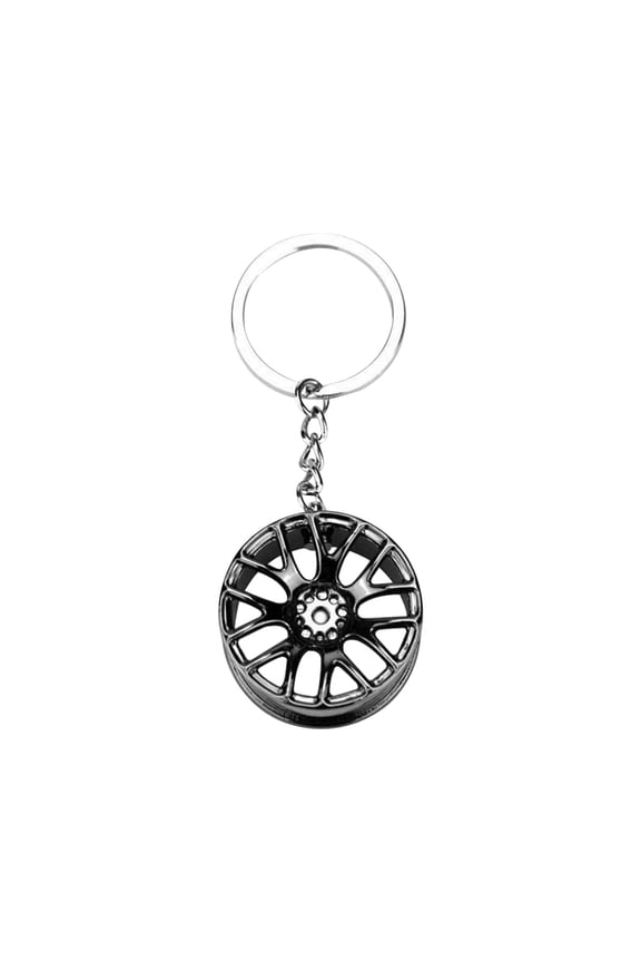 Holiday Saving Fit Wheel Rim Keychains Auto Part Car Keyring Key Chains Rings decors