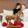 thumbnail image 1 of Giunmcul Home Decoration Desktop Flat Horse Ornaments Resin Crafts for Mother's Day Anniversary Marry Valentine Birthday, 1 of 5