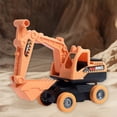 thumbnail image 1 of Giunmcul Inertial Plastic Construction Vehicle Toy for Kids Portable Engineering Truck Model for Pretend Play Ages 3 to 6 Durable Mini Car Gift Size 6.3 x 3.3 x 3.5 in, 1 of 7