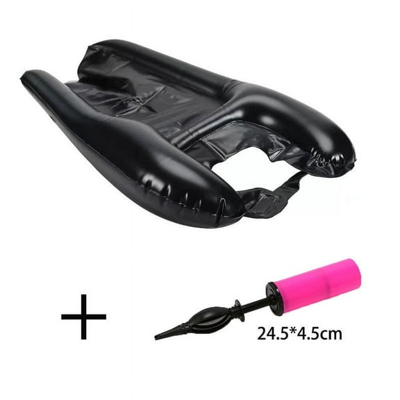 Giunmcul Inflatable Shampoo Basin Portable Hair Washing Sink with Pump for Elderly Disabled Pregnant Bedridden Home Care Travel 1 Set