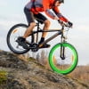 Giunmcul LED Bike Wheel Spoke Lights, 6 Colour Cycling Lights for Night Riding, Waterproof Safety Lights for Bicycle Tyre Spokes, Easy Clip On
