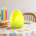 thumbnail image 1 of Giunmcul Large Plastic Easter Egg Openable Twist Egg Container for Surprise Filling Party Prop Decor Boys and Girsl Toy 1 Piece 12x8cm Assorted Colors Yellow, 1 of 6