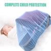Giunmcul Mosquito Net, Full Cover Encrypted Mesh Bug Net for Carriage, Breathable Sun Protection for Outdoor Walks
