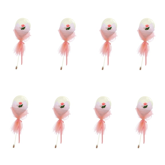 Giunmcul My Order 8PCS LED PVC Rose Balloons Fashion Christmas Decoration Gifts for Party Wedding