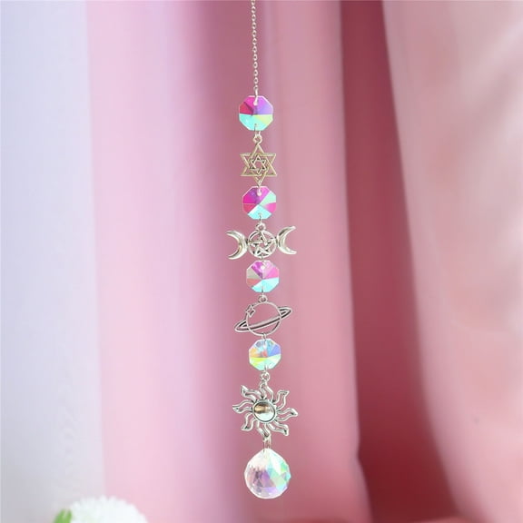 Giunmcul My Order Crystal Sun Catchers Maker Colorful Glass Jewelry Home Decoration