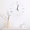 thumbnail image 1 of Giunmcul My Order DIY Roman Numbers Acrylic Mirror Wall Sticker Clock Home Decor Mural Decals, 1 of 4