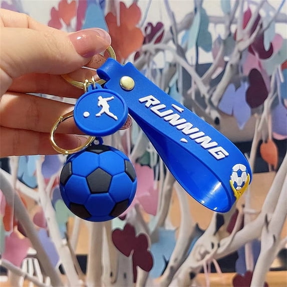 Giunmcul My Order European Cup Football Keychain Glue Football Pendant Football Jewelry Keychain
