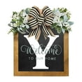 thumbnail image 1 of Giunmcul My Order Last Name Year Round Front Door Wreath Decorative Hanging Plaques In Front Of The Door, 1 of 1