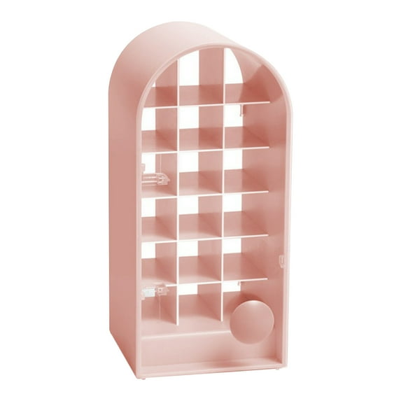 Giunmcul My Order Lipstick Storage Multi Holder with Cover for Desktop Finishing