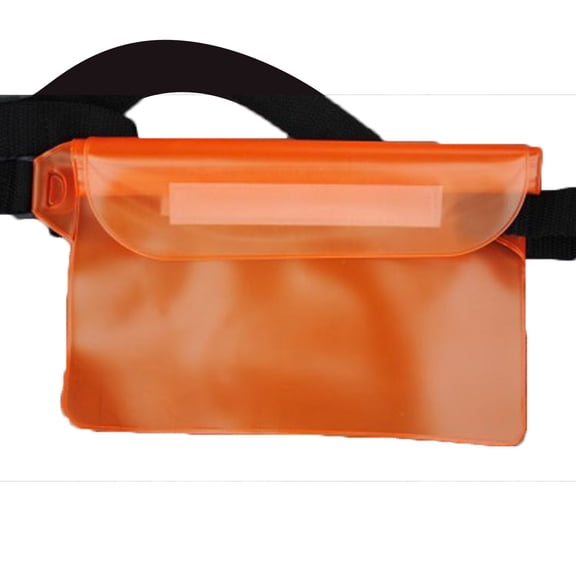 Giunmcul My Order Swim PVC Pouch with Waist Strap Way to Valuables Safe