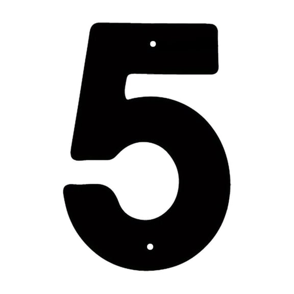 Giunmcul My Order Three-dimensional Iron Art Number House Number Screw Home House Number Sign