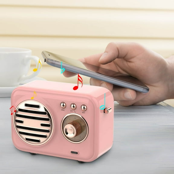 Giunmcul My Order Vintage New Bluetooth Audio Portable Handsfree Outdoor Desktop Gift Bluetooth Audio Mini Speaker
