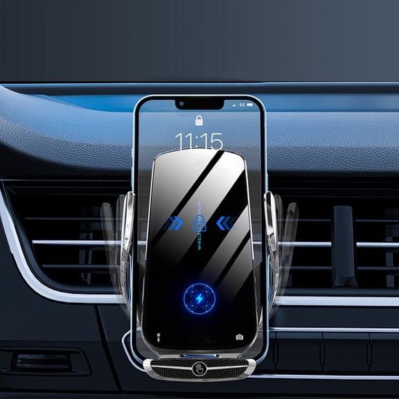 Giunmcul My Order Wireless Car Charger Mount,Auto Clamping Phone for Car,New Upgraded Model,15W Fast Charging/Magnetic Charging for Android and IOS