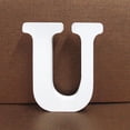thumbnail image 1 of Giunmcul My Order Wood Wooden Letters White Alphabet Wedding Birthday Party Home Decorations U, 1 of 3