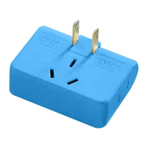 Giunmcul One to Three Rotating Plug Adapter 180 Degree Swivel Outlet Splitter Compact Power Socket Converter for Home Office Travel Charging Multiple Devices