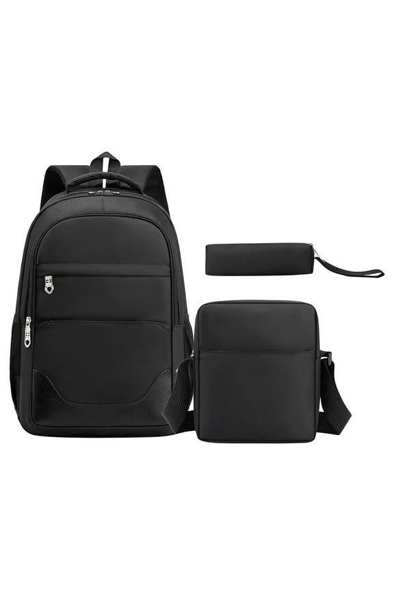 Online Shopping Backpack High School Backpack Three Sets Of Large Capacity Outdoor Travel Backpack
