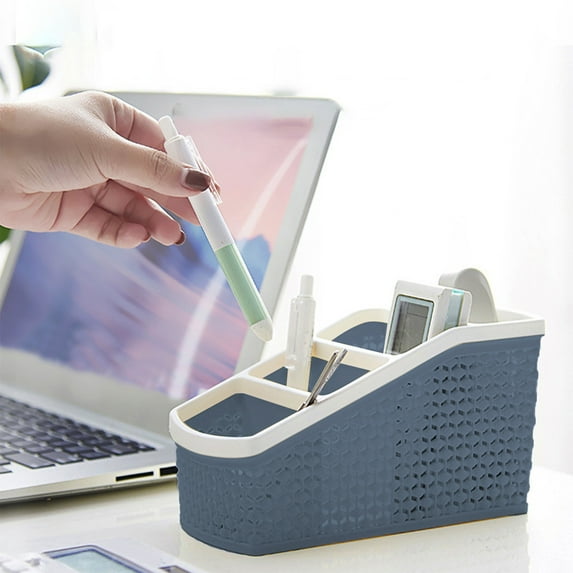 Giunmcul Online Shopping Bathroom Caddy Organizer Cleaning Basket Basket Storage Organizer for Cottons Swabs Pads Floss Cosmetic Makeup Brushes Pen