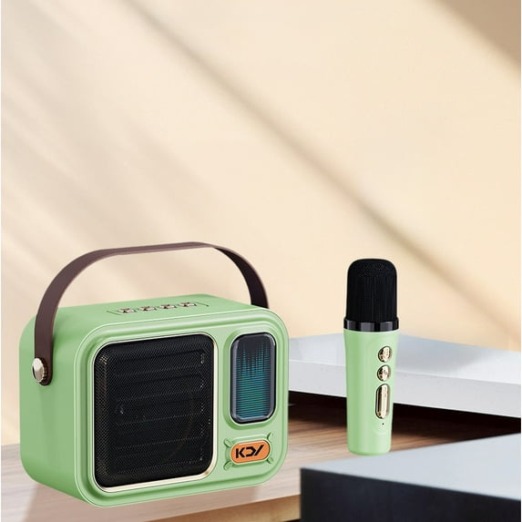 Giunmcul Online Shopping Handheld Singing and Microphone Integrated Mini Bluetooth Speaker Handheld Portable Microphone Speaker