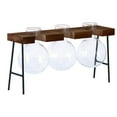 thumbnail image 1 of Giunmcul Online Shopping Hydroponic Transparent Vase Wooden Frame Coffee Shop Room Decor, 1 of 1
