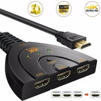 Giunmcul Online Shopping New 3 Port Splitter 1080P/4K HD TV Adapter Cable 3 IN 1 Out New
