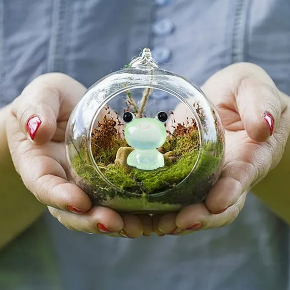 Giunmcul Online Shopping Ornaments Resin Crafts Moss Fish Tank Landscaping Colorful Fluorescent Night Light Tabletop Small Ornaments